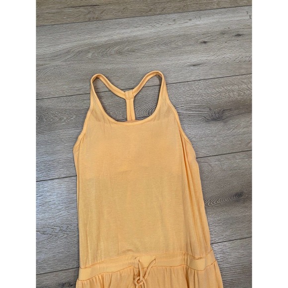 Athleta Cressida Dress Tiger Lily Orange Size Medium Maxi - Picture 3 of 10